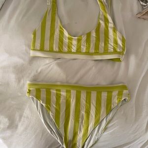 Size L high waisted bikini set!